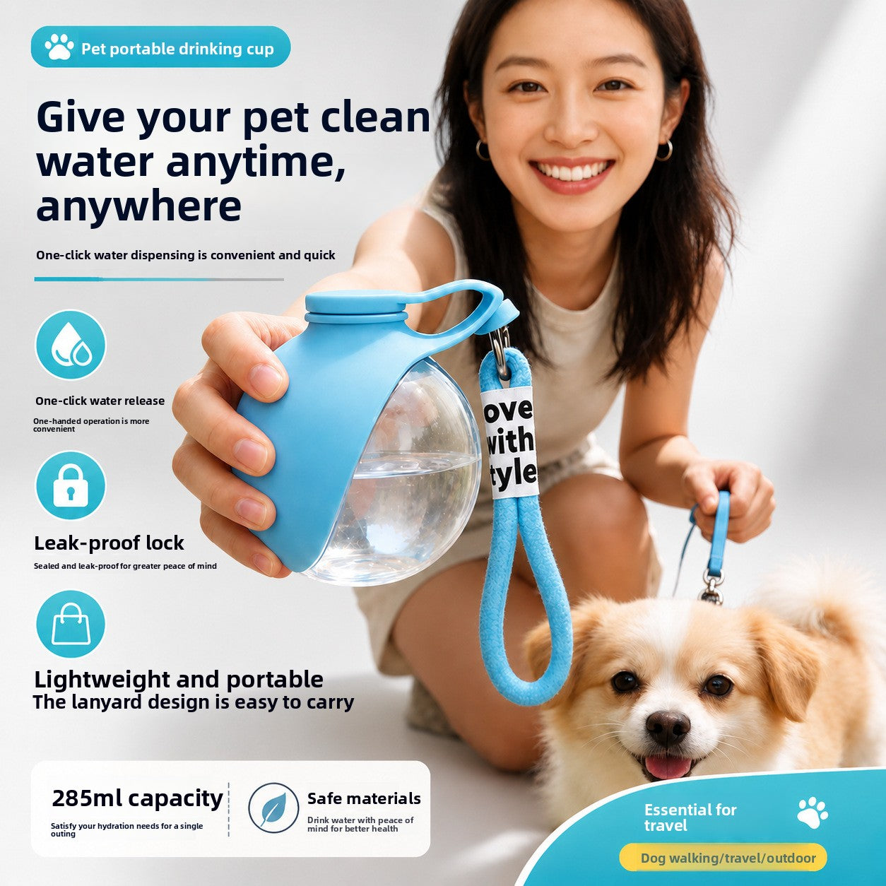 Pet water bottle